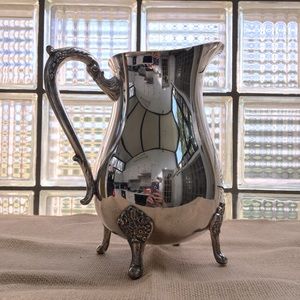 Vintage 70’s Silver Footed Pitcher with Ice Guard!